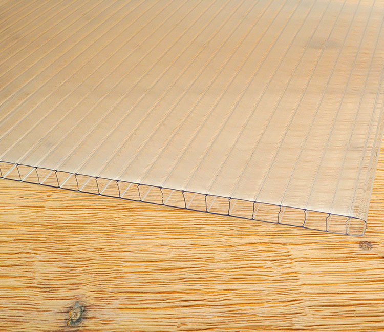 Stegplatte 10 mm - farblos - Polycarbonat 