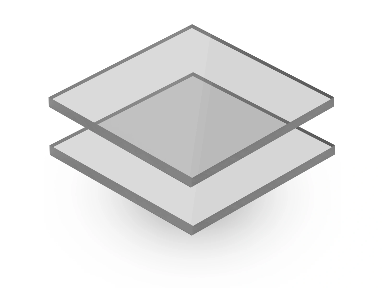 Platte aus Polycarbonat grau 4 mm im Zuschnitt Platte aus Polycarbonat grau 4 mm im Zuschnitt