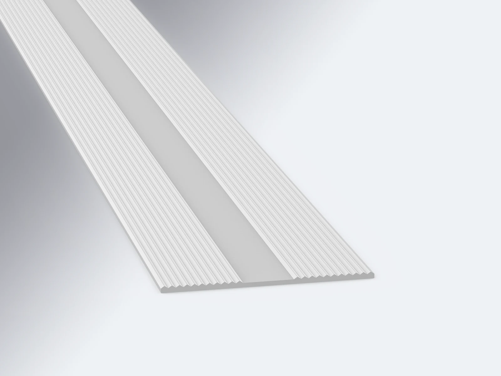 Auflagegummi 60 mm breit in hellgrau für Stefplatten und VSG Glas