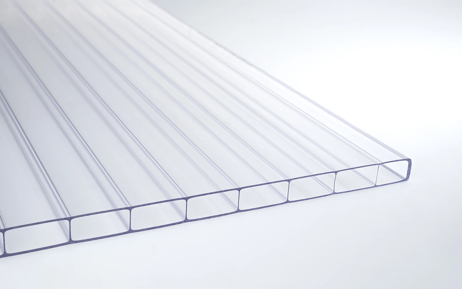 Doppelstegplatte 16 mm farblos 16/32  Polycarbonat 