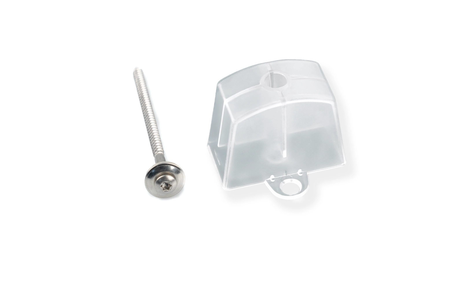 Abstandhalter mit Spenglerschraube für Sinus 177/51 Wellplatten