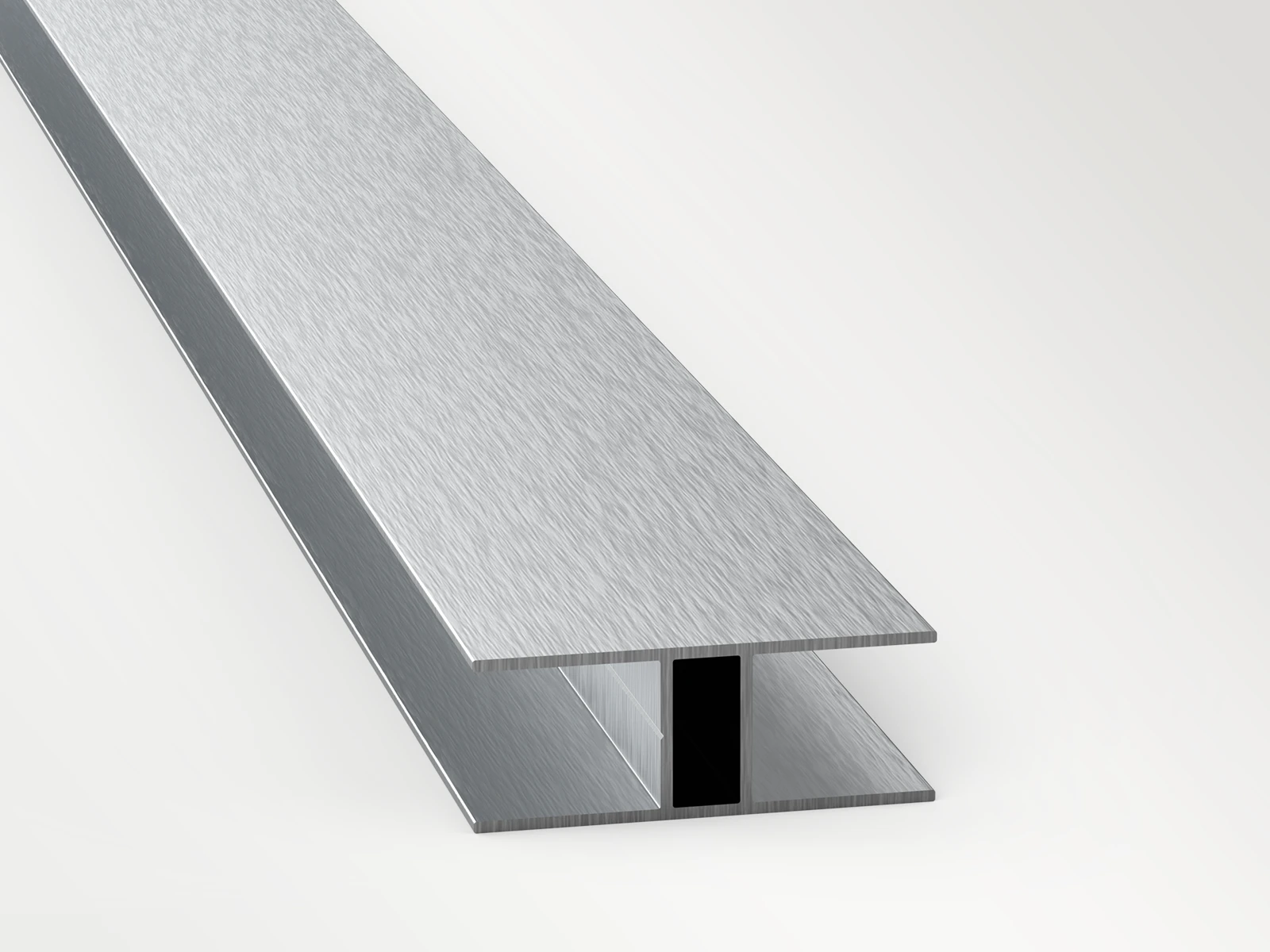 Alu H-Profil zur Verbindung von 16 mm Stegplatten Alu H-Profil zur Verbindung von 16 mm Stegplatten