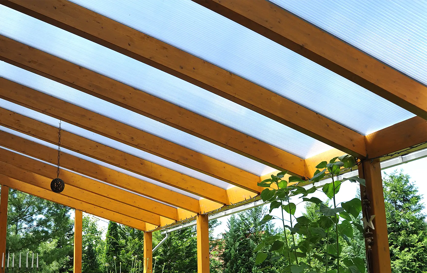 Terrasse Doppelstegplatten