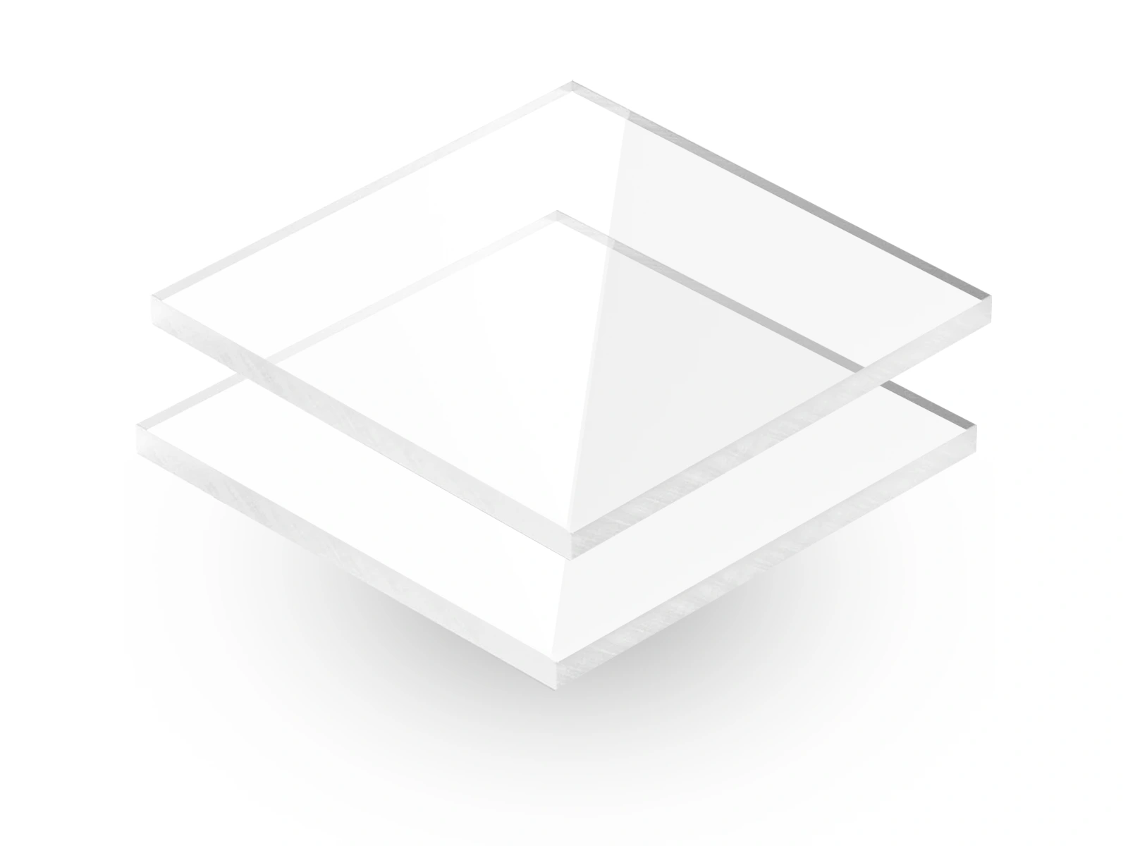 Platte Acrylglas XT farblos 2 mm im Zuschnitt