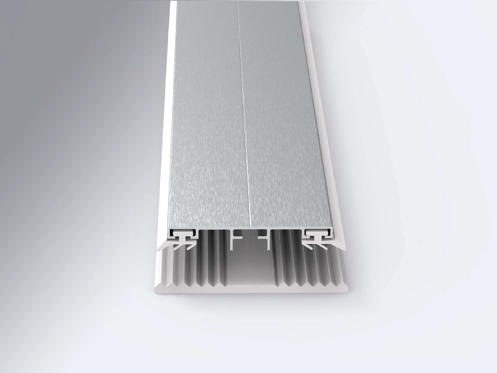 Aluminium Universalprofil Aluminium Profil für alle Stärken von Stegplatten und Doppelstegplatten