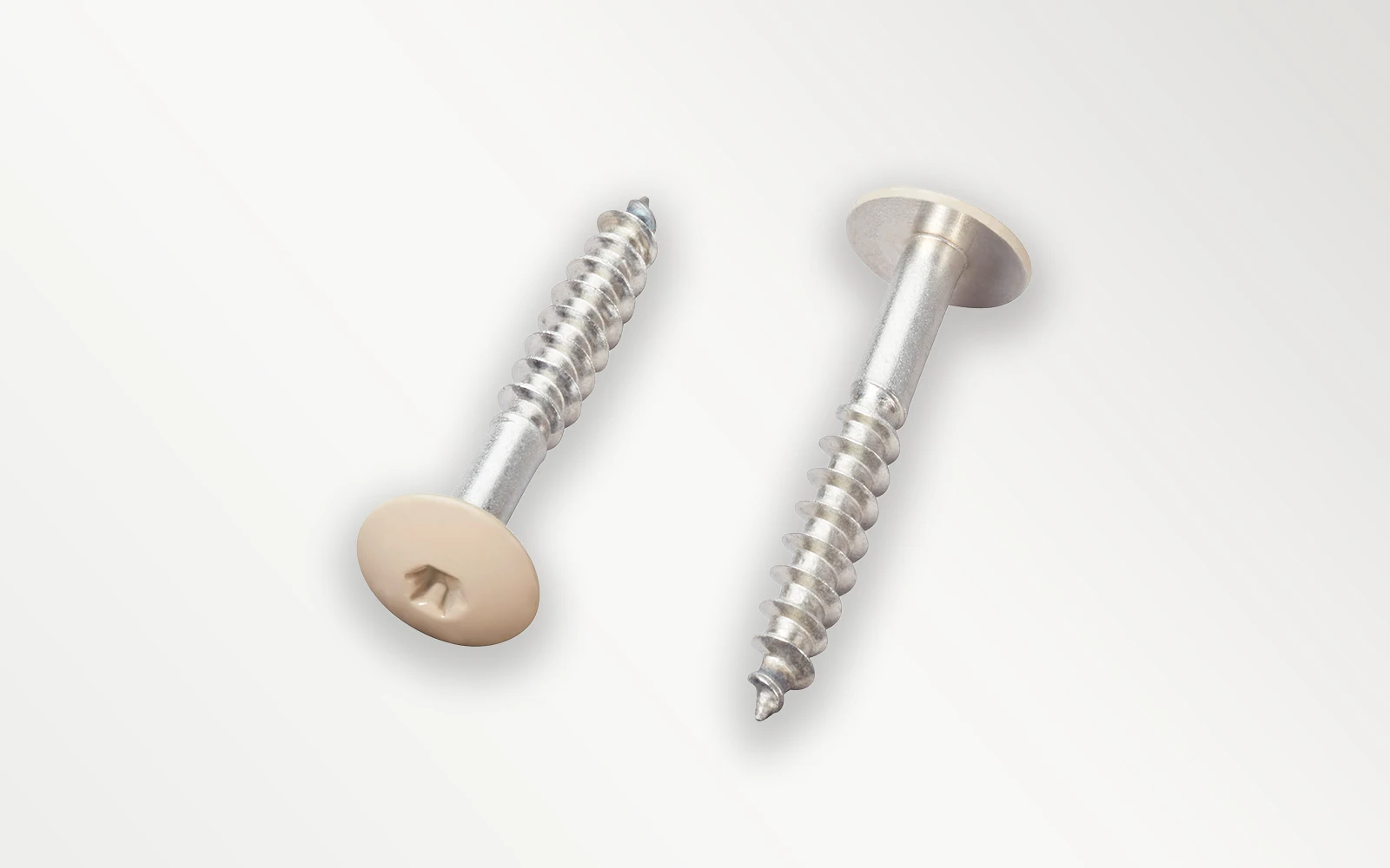 Beige Schrauben für HPL Platten RAL 1019