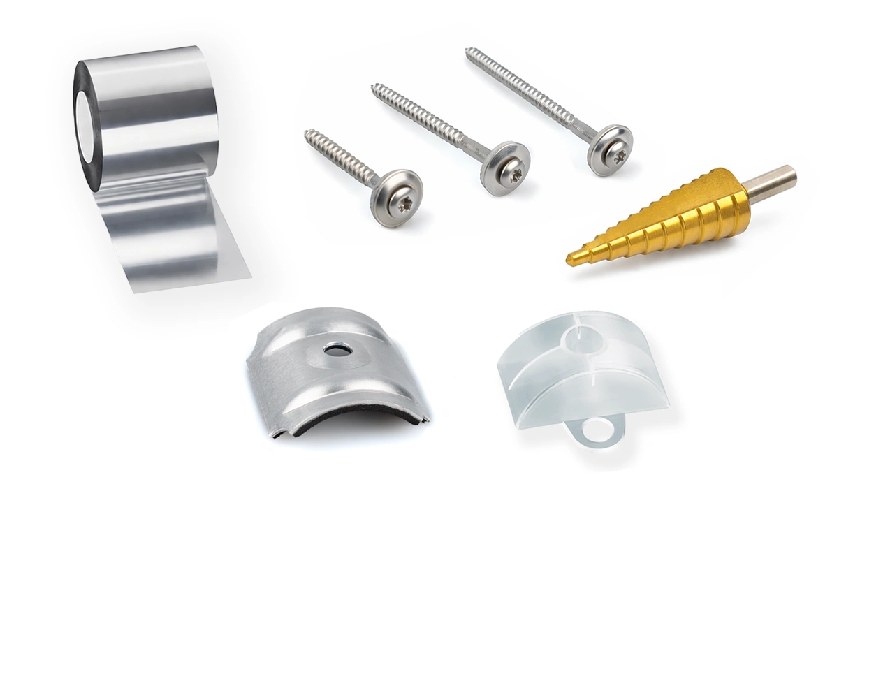 Zubehörteile für Wellplatten in der Wellung Sinus 76/18