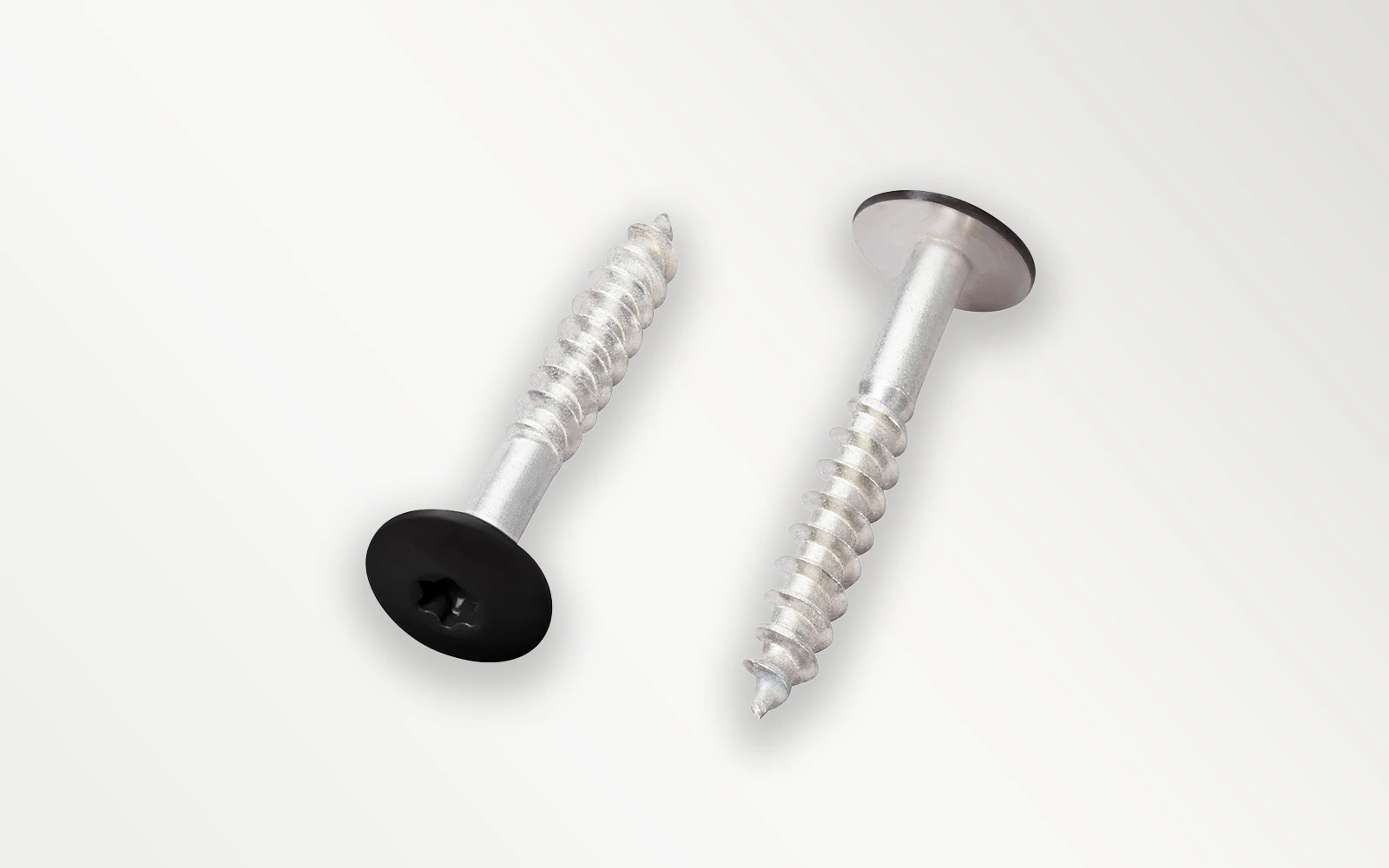 Schwarze Schrauben für HPL Platten RAL 8022