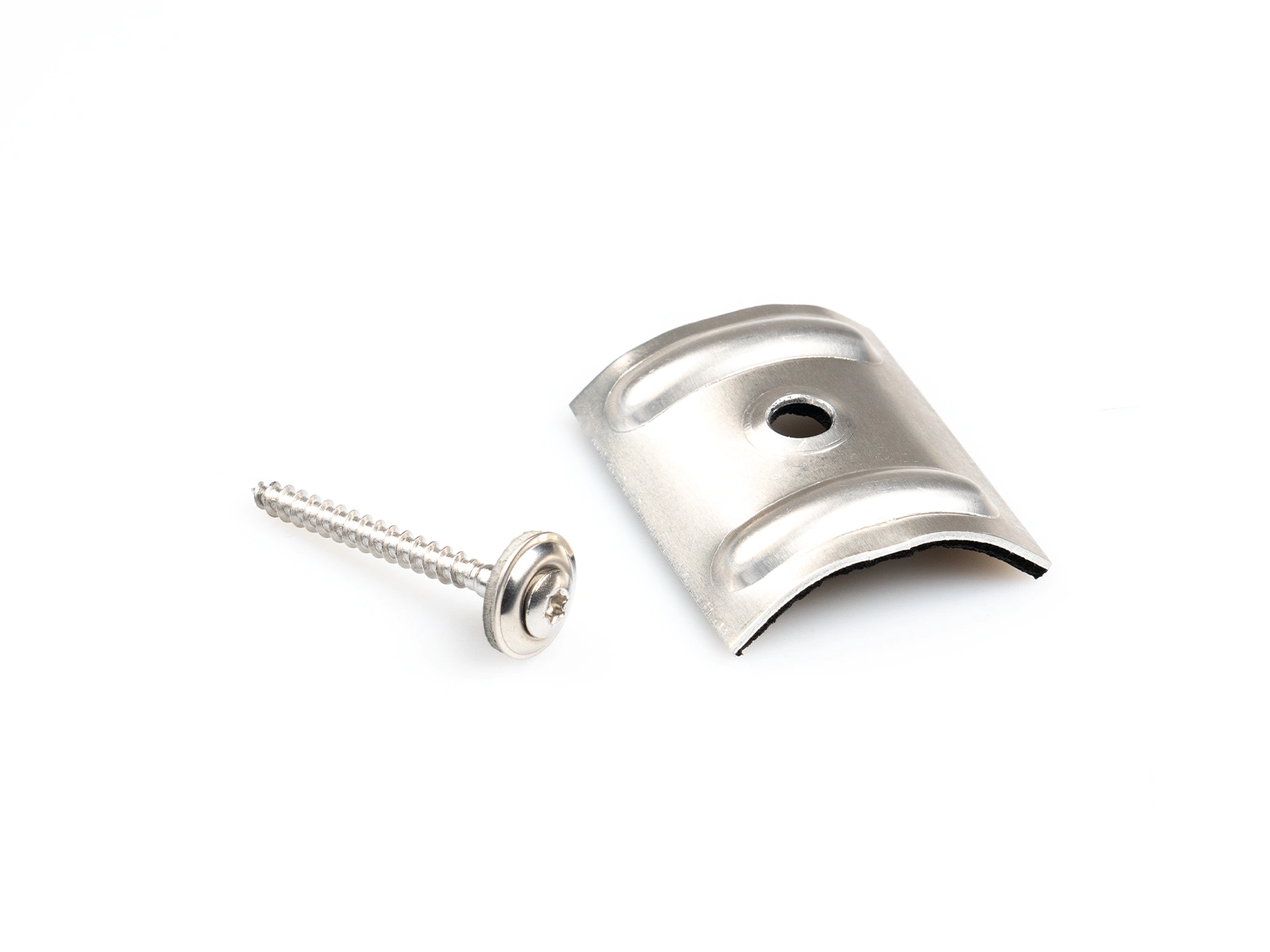 Spenglerschraube-Kalotten-Set-Sinus Alu-Kalotten Sinus 76/18 mit Spenglerschrauben Set - 50 Stück