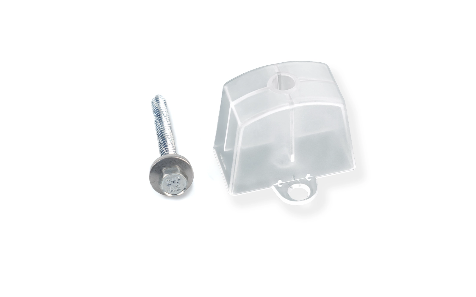 Abstandhalter mit Edelstahlschraube für Sinus 177/51 Wellplatten