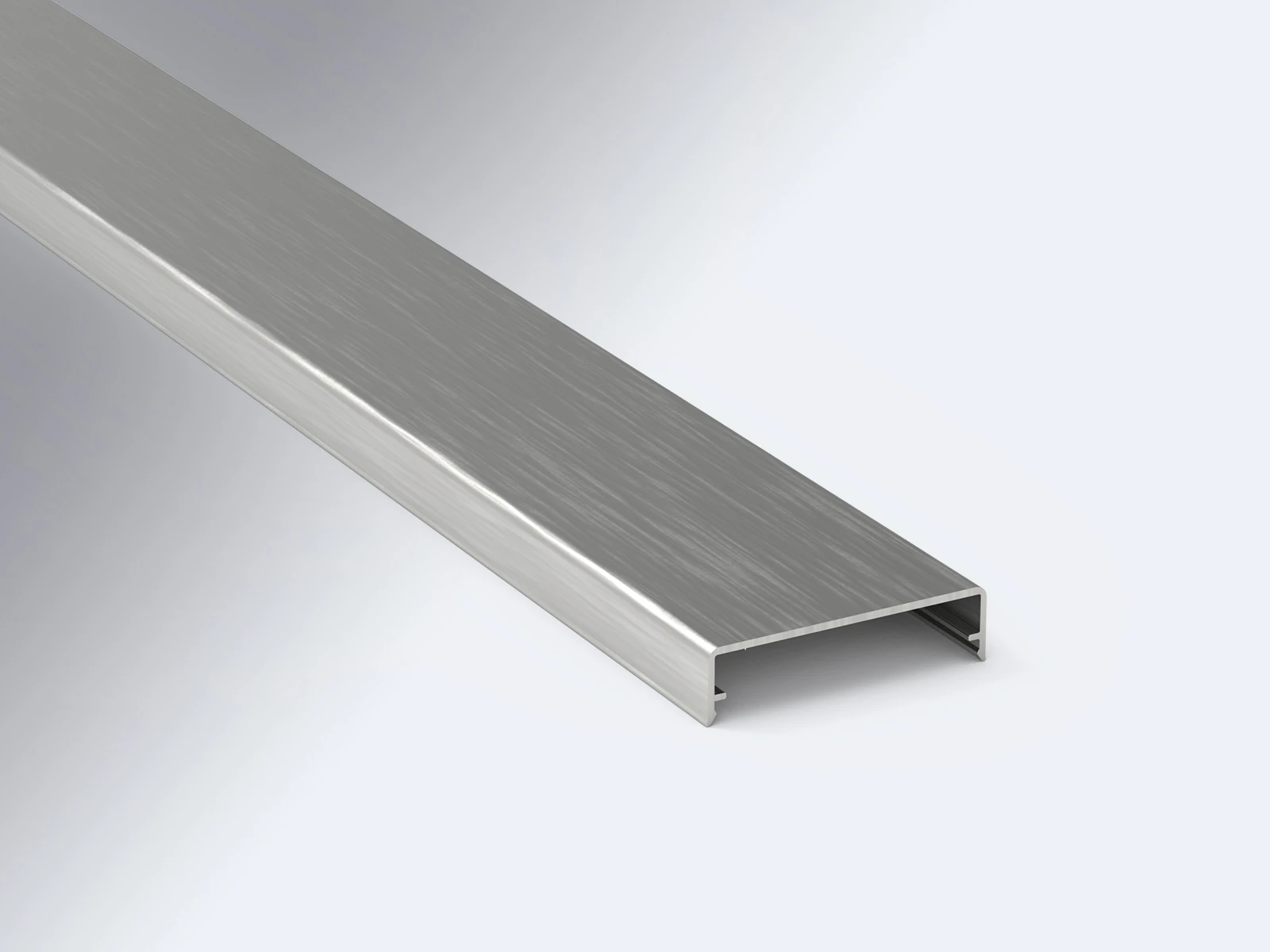 Klemmdeckel Pressblank pressblanke Klemmdeckel für Stegplatten profile 60 mm breit