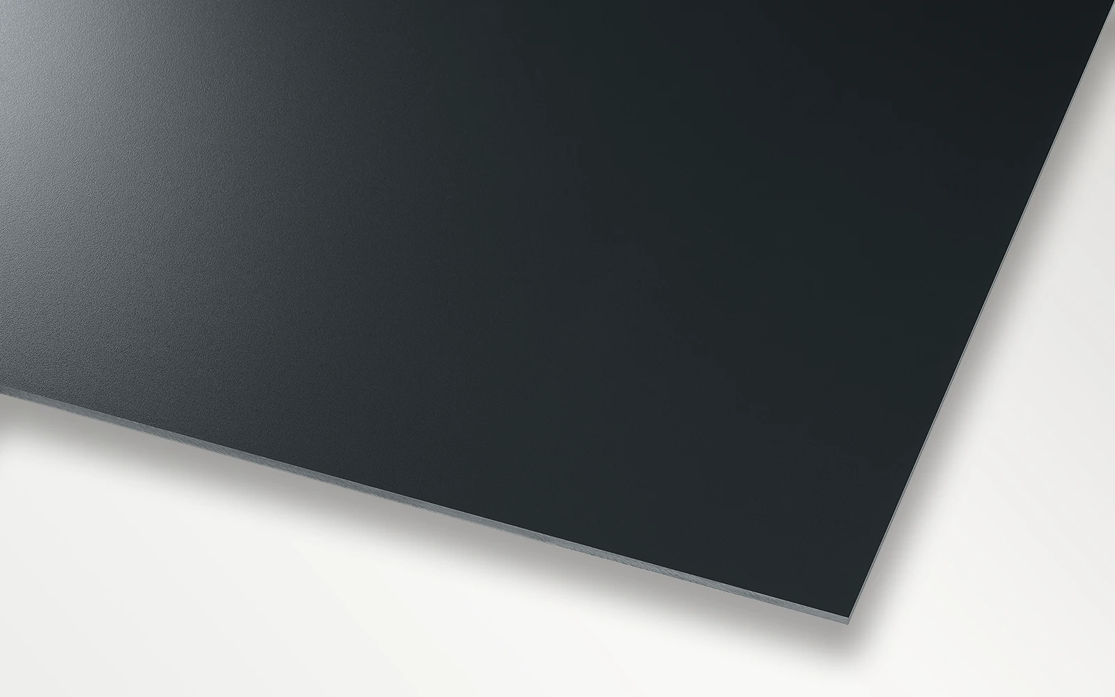 Schwarze HPL Schichtstoffplatte 6 mmfür Innenanwendungen geignet - RAL 8022