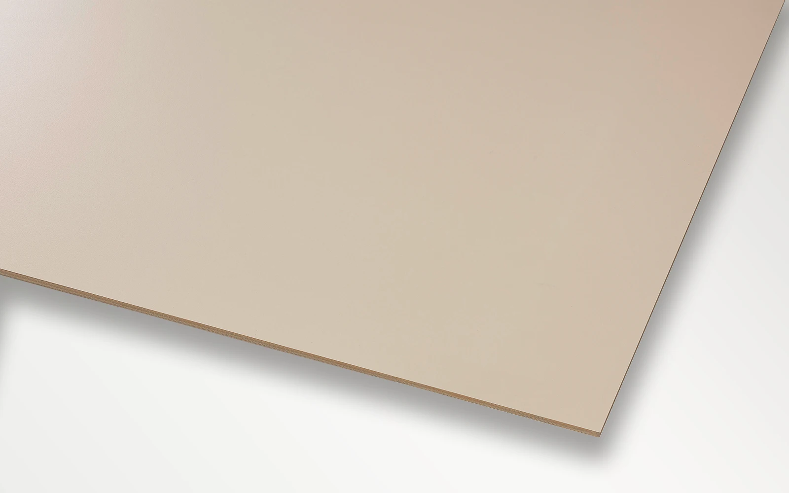 Beige HPL Schichtstoffplatte 6 mmfür Innenanwendungen geignet - RAL 1019