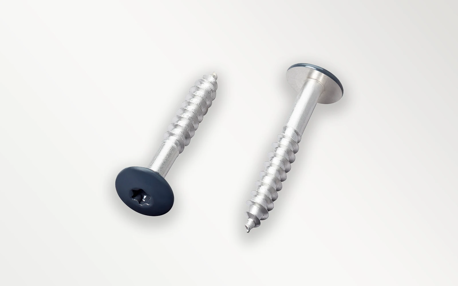 Anthrazitgraue Schrauben für HPL Platten RAL 7016