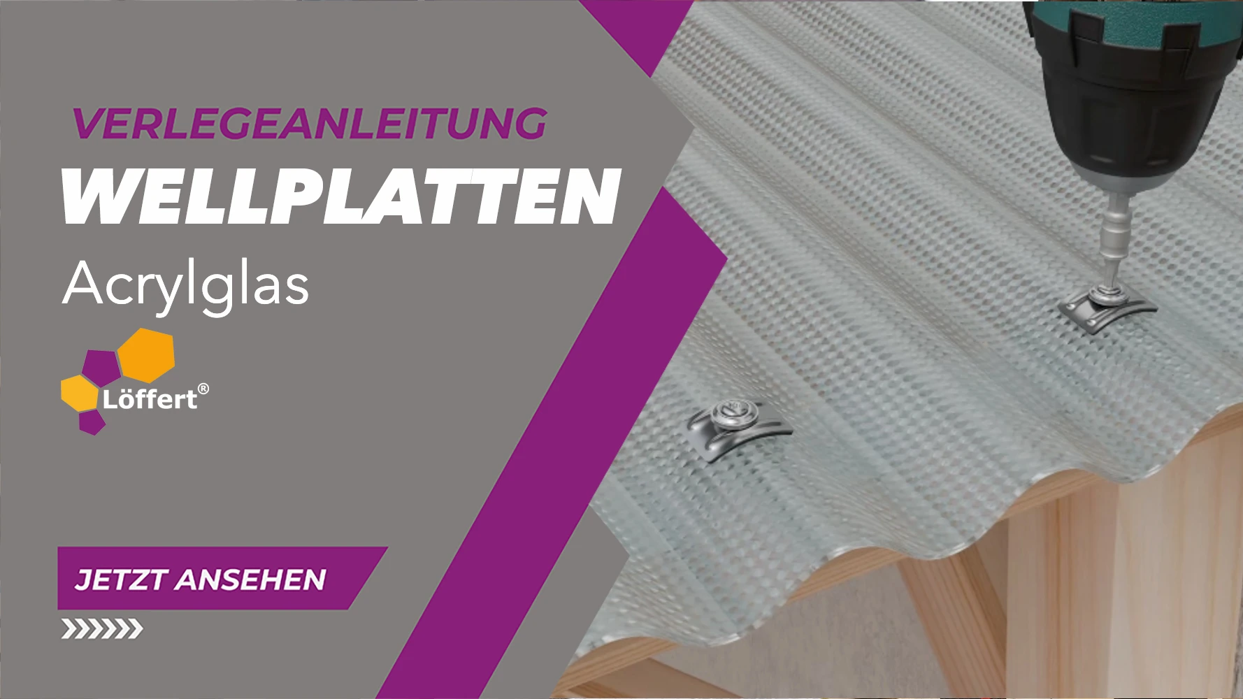 Thumbnail Verlegeanleitung Video Wellplatten aus Acryl