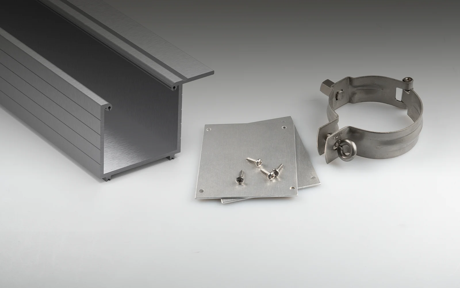 Dachrinne für Doppelstegplatten