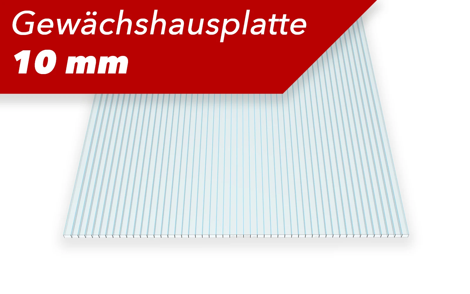 10 mm Starke Gewächshausplatte Ersatzplatte