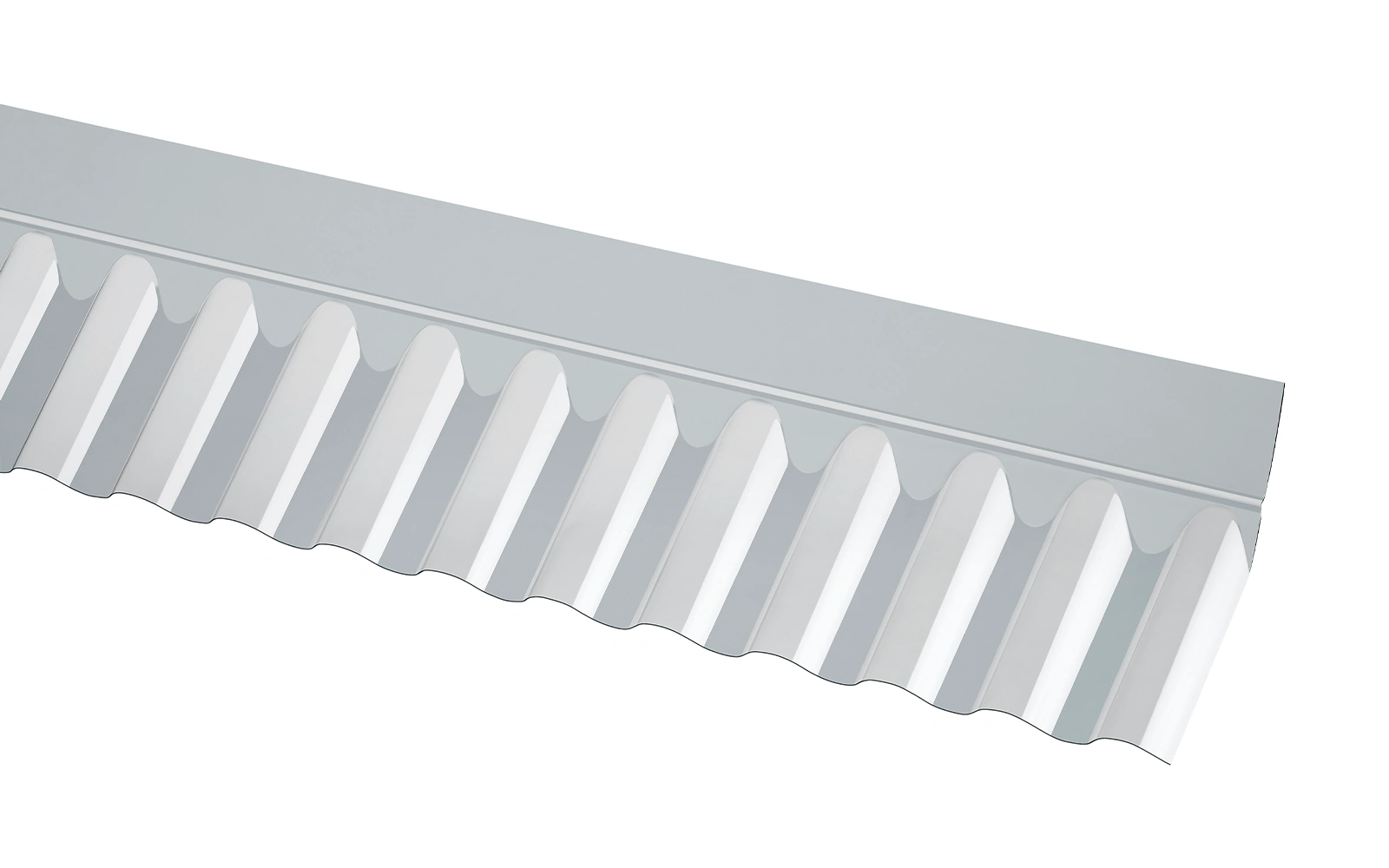 PVC Wandanschluss Wellplatten