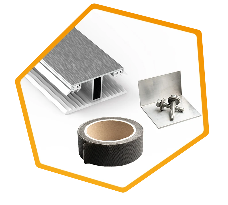 Alu Profile und Zubehör für 8-10 mm Doppelstegplatten