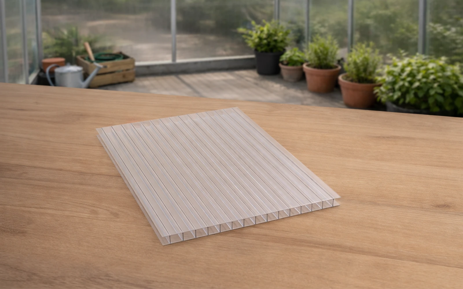 Gewächshausplatte 10 mm aus Polycarbonat